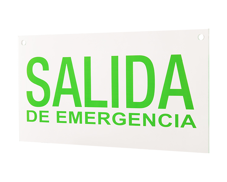 Salida utgångsskyltpanel