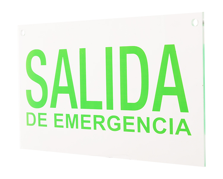 Salida utgångsskyltpanel