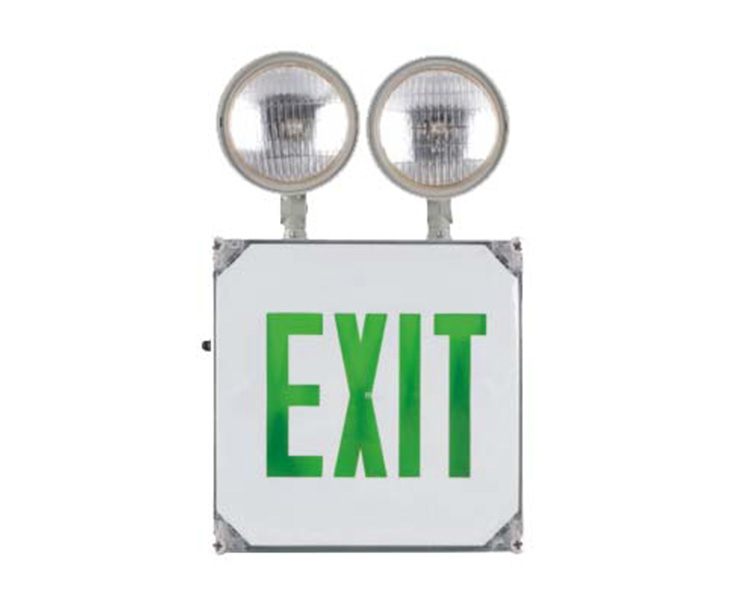 JECWPG Våt plats Emergency Exit Sign Combo