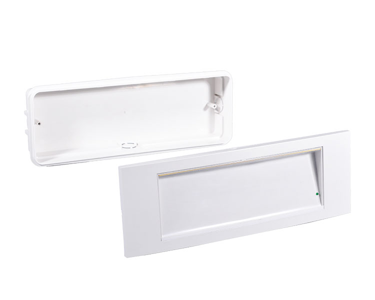 LE511AD CLEAR POLYCARBONATE DIFFUSER & ABS HOUSNING EMERGENT LIGHT LIGHT