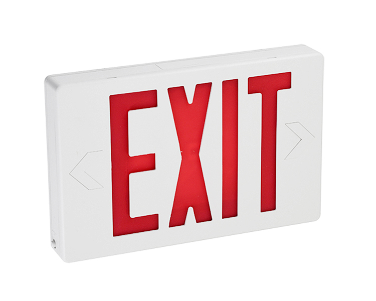 JEE2RWE-ul GODKADE RÖDA EXIT Signs