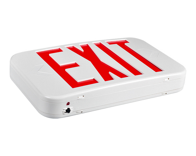 EZXTEU2BCWEM (EZCXTEU2BCWEM) -BI-färg Compact Size LED-utgångsskylt