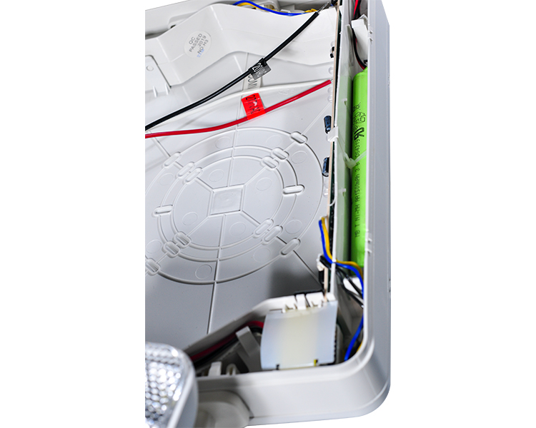 JLEC2BCW-BI-färg LED Combo Emergency Exit Sign med LED-huvuden
