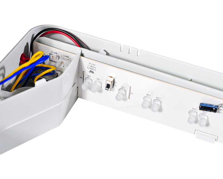 JLEC2BCW-BI-färg LED Combo Emergency Exit Sign med LED-huvuden