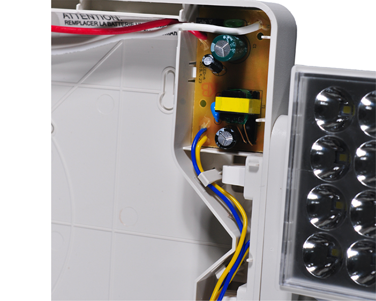 JLECD2GW-Green Emergency Fire Exit Lights med LED-huvuden