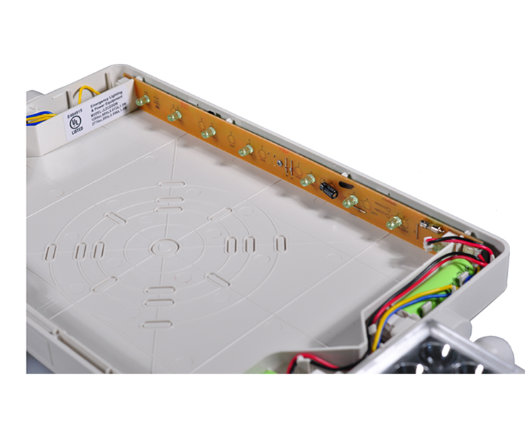 JLECD2GW-Green Emergency Fire Exit Lights med LED-huvuden