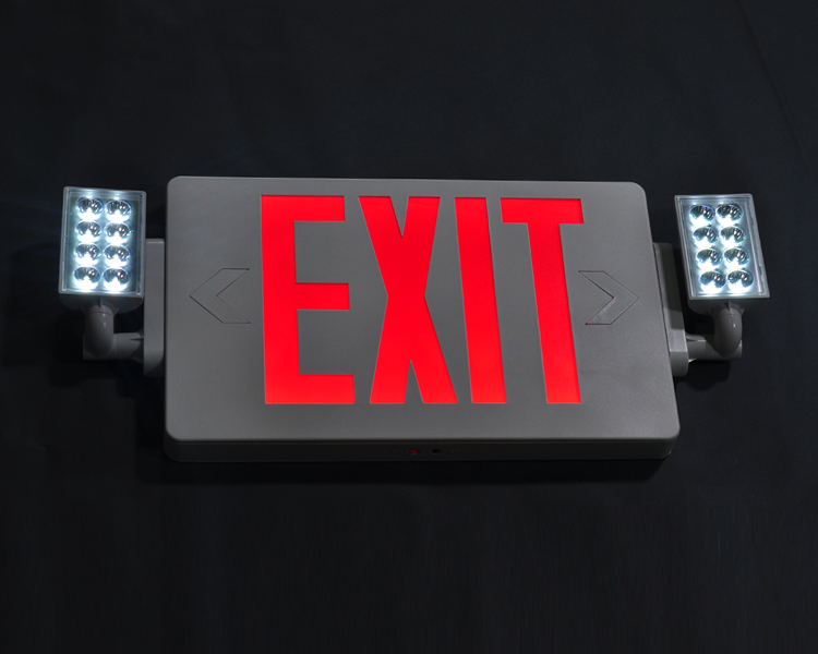 JLECD2RW-Emergency Fire Exit-lampor med röda bokstäver