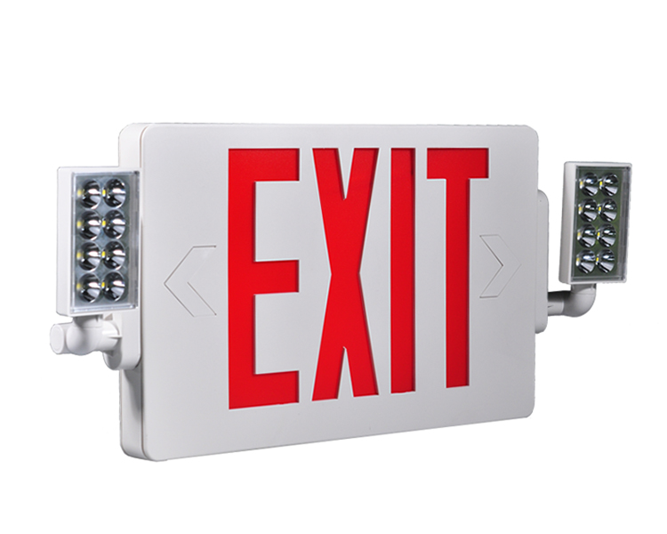 JLECD2RW-Emergency Fire Exit-lampor med röda bokstäver