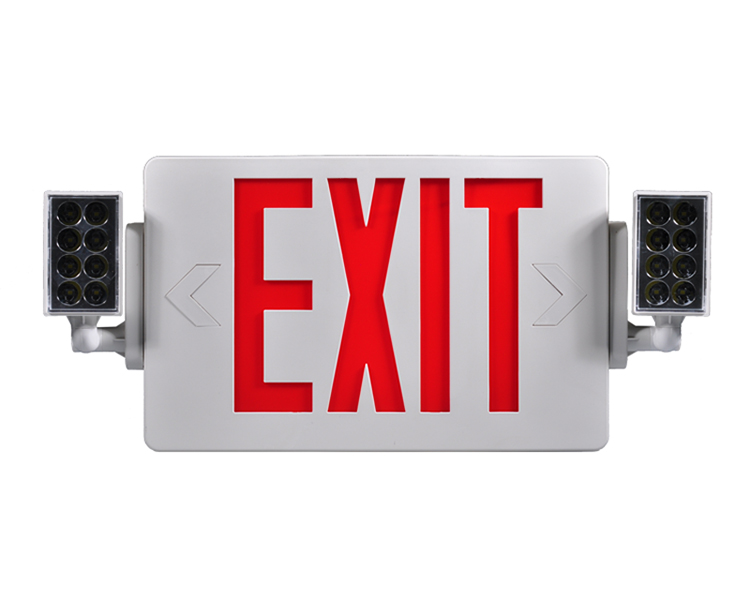 JLECD2RW-Emergency Fire Exit-lampor med röda bokstäver
