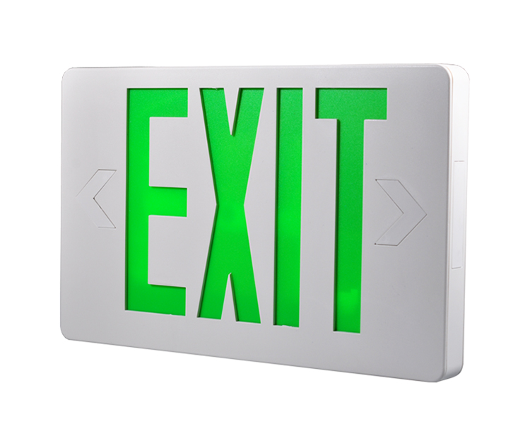 JLEED2GWEM-ULTRA Bright Green Emergency Exit Sign
