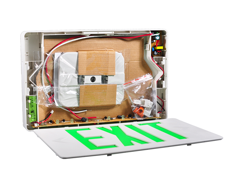 JLEED2GWEM-ULTRA Bright Green Emergency Exit Sign