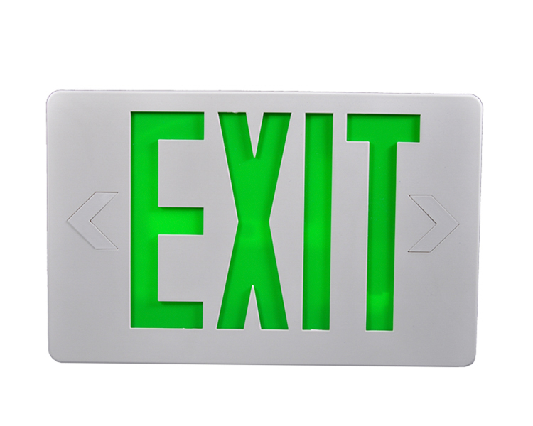 JLEED2GWEM-ULTRA Bright Green Emergency Exit Sign