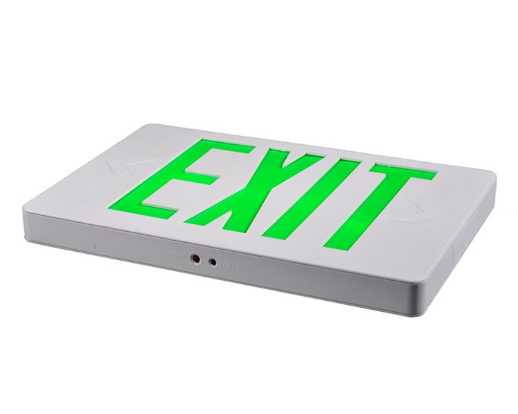 JLEED2GWEM-ULTRA Bright Green Emergency Exit Sign