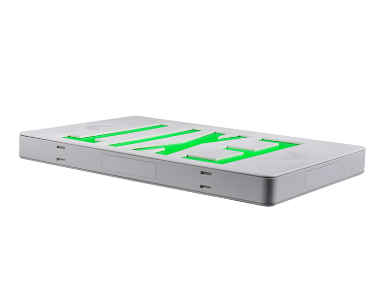 JLEED2GWEM-ULTRA Bright Green Emergency Exit Sign