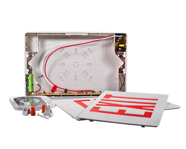 JLEED2RWEM-NEW SLIM RED LED-utgångsskylt