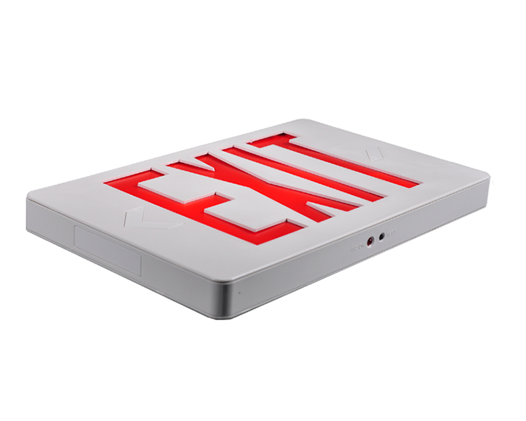 JLEED2RWEM-NEW SLIM RED LED-utgångsskylt