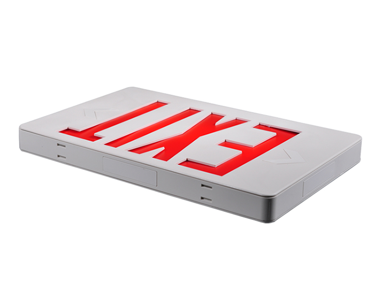 JLEED2RWEM-NEW SLIM RED LED-utgångsskylt