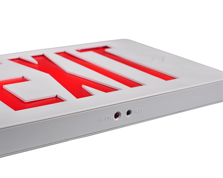 JLEED2RWEM-NEW SLIM RED LED-utgångsskylt
