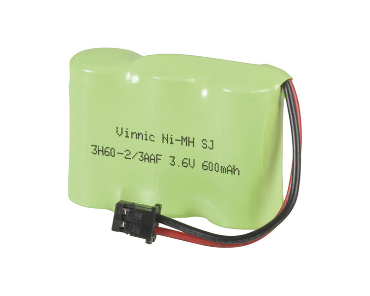 Ni-MH-batteri 3.6V 600mAh