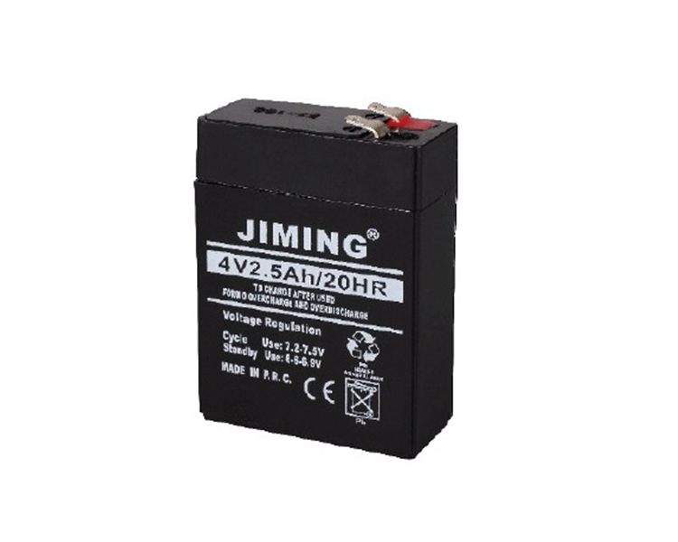 Laddningsbart bly-syrabatteri 4V 2.5AH